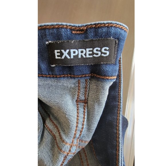 MEN EXPRESS JEANS Slim Dark Wash 4-Way Hyper Stretch Jeans - Picture 8 of 14